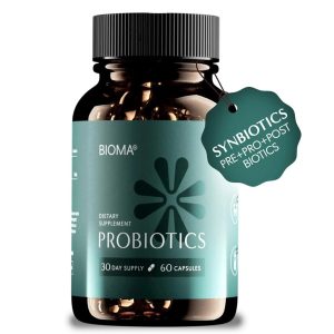 Bioma Probiotics 60 Capsules - Digestive Support, Maintaining 3 IN 1 Gut Health ( 1 PACK )
