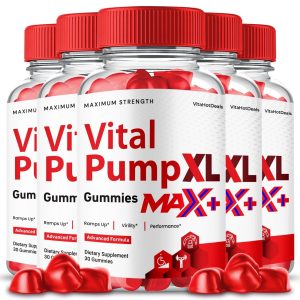 Vital Pump XL Max + Gummies for Men, 2x Stronger, VitalPump XL Max+ (5 Pack)